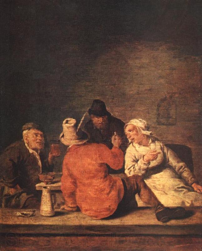 MOLENAER, Jan Miense Peasants in the Tavern af Norge oil painting art